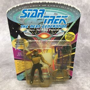 STAR TREK The Next Generation Lieutenant George La Forge Playmates Figure- Read